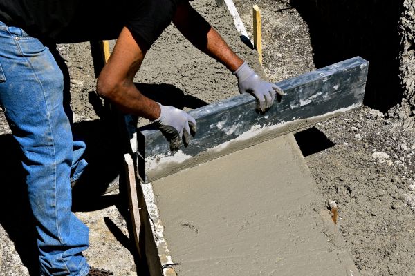 Concrete Footing Repair in Huntington